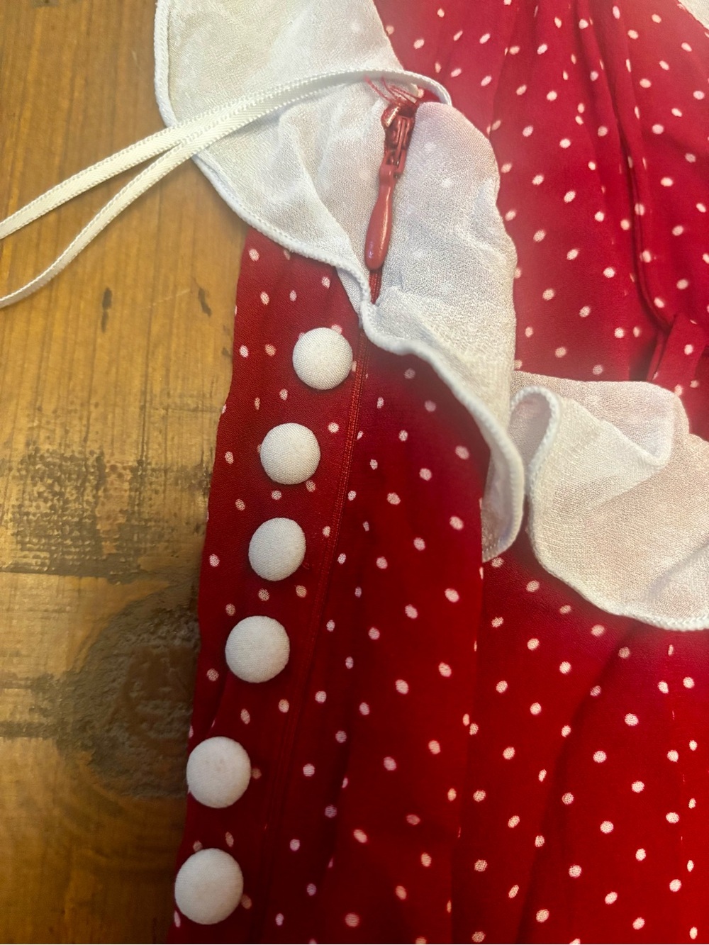 Frankie’s bikinis chiffon picnic hour mini dress - Picture 14 of 16